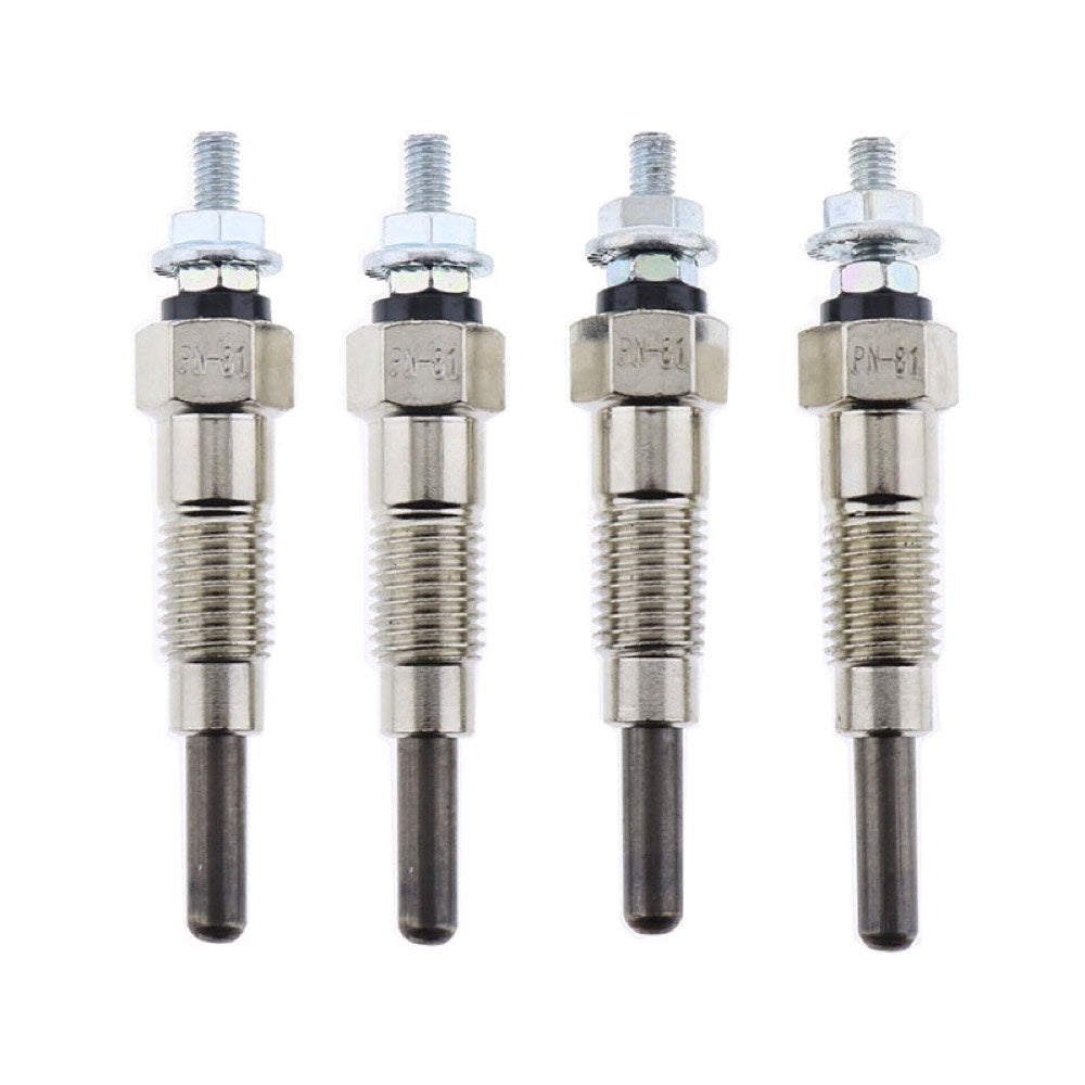 4Pcs Glow Plug 15261-65510 suitable for Kubota V1502 V1702 V1902 Engine B5100D B5100E B6100D B6100E B7100D